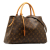 Louis Vuitton AB Louis Vuitton Brown Monogram Canvas Canvas Monogram Montaigne MM France