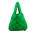 Bottega Veneta A Bottega Veneta Green Nylon Fabric Intrecciato Padded Cassette Tote Italy