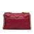 Chanel AB Chanel Red Dark Red Lambskin Leather Leather Large Lambskin 19 Flap France