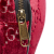 Gucci AB Gucci Red Velvet Fabric GG Double Buckle Backpack Italy