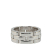 Cartier AB Cartier Silver 18K White Gold Metal Maillon Panthere Ring France