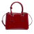 Prada AB Prada Red Patent Leather Leather Mini Patent Galleria Double Zip Satchel Italy