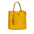 Prada B Prada Yellow Calf Leather Medium Saffiano Cuir Panier Italy