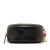 Chanel B Chanel Black Lambskin Leather Leather CC Quilted Lambskin Ribbon Round Clutch With Chain Italy