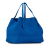 Bottega Veneta B Bottega Veneta Blue Calf Leather Large Intrecciato Cesta Tote Bag Italy