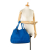 Bottega Veneta B Bottega Veneta Blue Calf Leather Large Intrecciato Cesta Tote Bag Italy