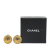 Chanel B Chanel Gold Gold Plated Metal CC Clip On Earrings France