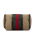 Gucci B Gucci Brown Beige with Multi Canvas Fabric GG Web Satchel Italy