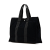 Hermès B Hermès Black Canvas Fabric Fourre Tout GM France