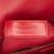 Saint Laurent B Saint Laurent Red Calf Leather Large Monogram Chevron Envelope Bag Italy