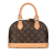 Louis Vuitton B Louis Vuitton Brown Monogram Canvas Canvas Monogram Alma BB France