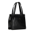 Chanel B Chanel Black Calf Leather CC Quilted skin Tote France