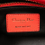 Christian Dior B Dior Red Calf Leather Mini skin Sequin Embellished Lady Dior Italy