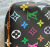 Louis Vuitton Multicolore Tasche Pochette Schwarz Leder