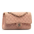 Chanel B Chanel Pink Tweed Fabric Medium Classic Double Flap France