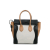 Celine B Celine Brown Beige with Multi Calf Leather Micro Tricolor Luggage Tote Italy