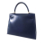 Hermès B Hermès Blue Dark Blue Calf Leather Box Kelly Sellier 32 France