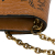 MCM B MCM Brown Coated Canvas Fabric Visetos Patricia Wallet on Chain Korea, South