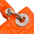 Christian Dior AB Dior Orange Lambskin Leather Leather Mini Lambskin Cannage Lady Dior Italy