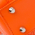 Christian Dior AB Dior Orange Lambskin Leather Leather Mini Lambskin Cannage Lady Dior Italy