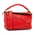 Loewe AB LOEWE Red Calf Leather Small Puzzle Satchel Spain