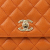 Chanel AB Chanel Orange Caviar Leather Leather Extra Mini Caviar Coco Top Handle Italy