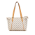 Louis Vuitton B Louis Vuitton White Damier Canvas Canvas Damier Azur Totally PM France