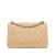 Chanel AB Chanel Brown Light Beige Lambskin Leather Leather Jumbo Classic Lambskin Double Flap Italy