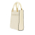 Fendi AB Fendi White Ivory Calf Leather Mini Sunshine Shopper Tote Italy