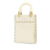 Fendi AB Fendi White Ivory Calf Leather Mini Sunshine Shopper Tote Italy