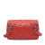 Chanel B Chanel Red Lambskin Leather Leather Small Goatskin Double Carry Waist Chain Flap Italy