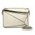 Loewe B LOEWE White Ivory Calf Leather Mini Puzzle Satchel Spain