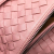 Bottega Veneta B Bottega Veneta Pink Calf Leather Intrecciato Shoulder Bag Italy