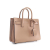 Saint Laurent AB Saint Laurent Brown Beige Calf Leather Nano Sac de Jour Italy