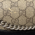 Gucci B Gucci Brown Beige with Black Canvas Fabric Medium GG Supreme Dionysus Shoulder Bag Italy