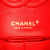 Chanel B Chanel Red Lambskin Leather Leather Medium Classic Lambskin Double Flap France