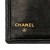 Chanel B Chanel Black Caviar Leather Leather Quilted Caviar French Long Wallet France