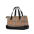 Burberry B Burberry Brown Beige Canvas Fabric Haymarket Check Handbag United Kingdom