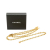 Chanel B Chanel Gold Gold Plated Metal CC Chain Link Belt France