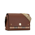 Burberry AB Burberry Brown Calf Leather House Check Canvas and Note Crossbody Italy