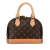 Louis Vuitton B Louis Vuitton Brown Monogram Canvas Canvas Monogram Alma BB France