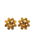 Chanel B Chanel Gold Gold Plated Metal CC Clip On Earrings France