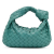 Bottega Veneta B Bottega Veneta Blue Turquoise Calf Leather Mini Intrecciato Jodie Italy