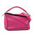 Loewe AB LOEWE Pink Hot Pink Calf Leather Small Puzzle Bag Spain