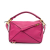 Loewe AB LOEWE Pink Hot Pink Calf Leather Small Puzzle Bag Spain