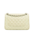 Chanel B Chanel White Ivory Caviar Leather Leather Jumbo Classic Caviar Double Flap Italy