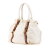 Prada B Prada White Calf Leather Cervo Antik Satchel Italy