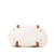 Prada B Prada White Calf Leather Cervo Antik Satchel Italy