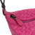 Bottega Veneta B Bottega Veneta Pink Calf Leather Intrecciato Shoulder Bag Italy