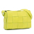 Bottega Veneta AB Bottega Veneta Green Light Green Calf Leather Intrecciato Cassette Crossbody Italy